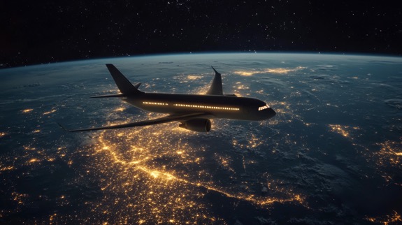 Plane at Night